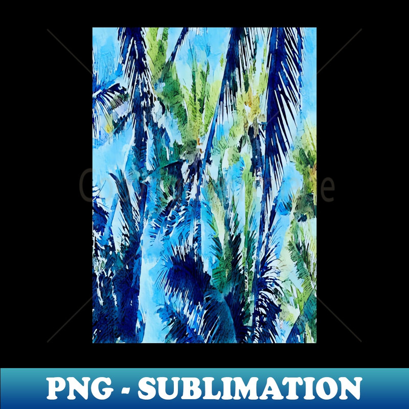 MS-8319_coconut palm trees art painting 9944.jpg