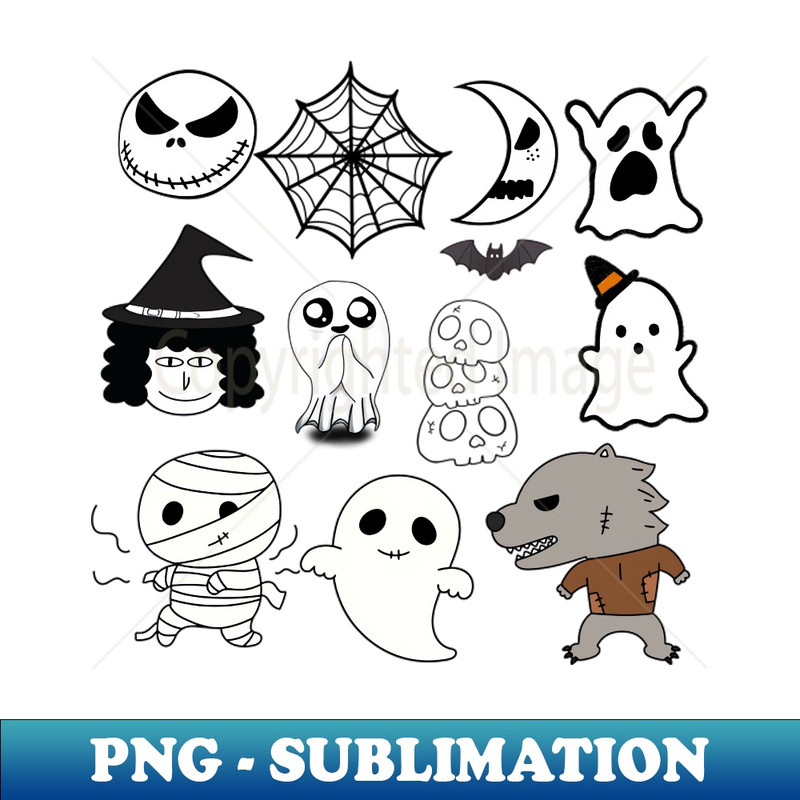 MY-9929_cute Halloween character witches ghosts spiders bats werewolves skulls moon 9447.jpg