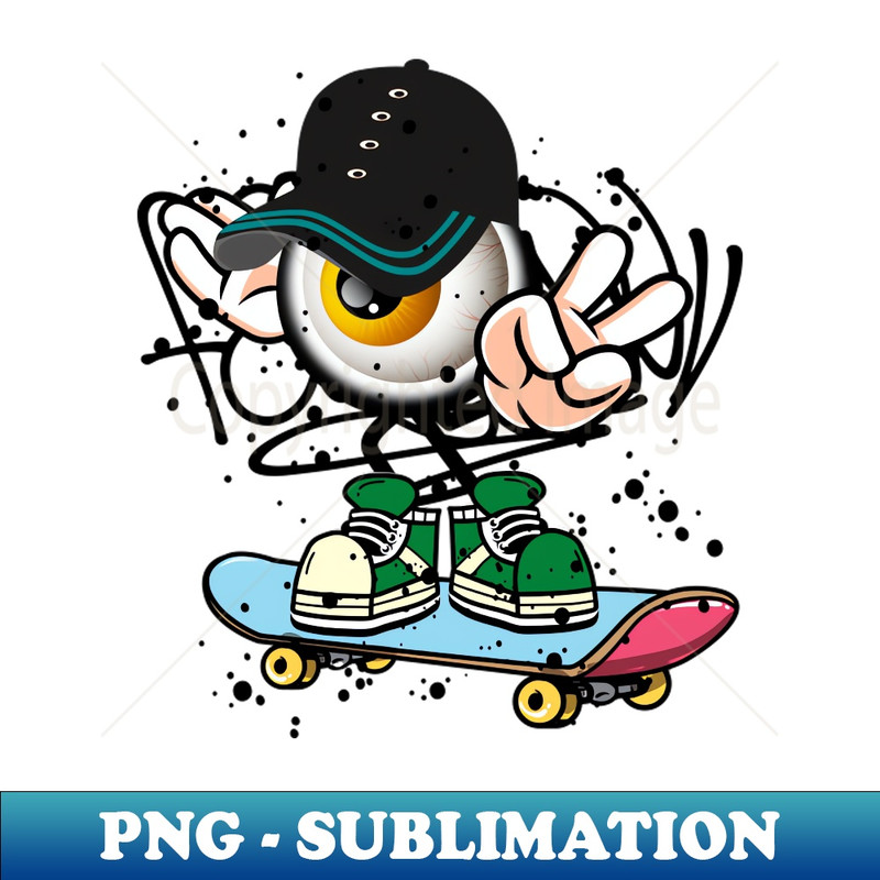 NA-32421_Skateboard Monster Graffiti Street Art 7325.jpg