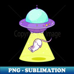rat abduction - alien spaceship - unique sublimation png download - perfect for sublimation mastery