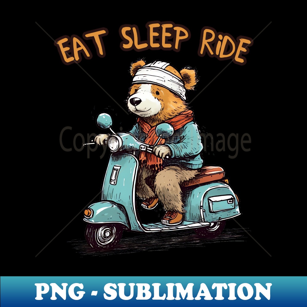 NY-628_A cute teddy bear riding scooter bike 7086.jpg