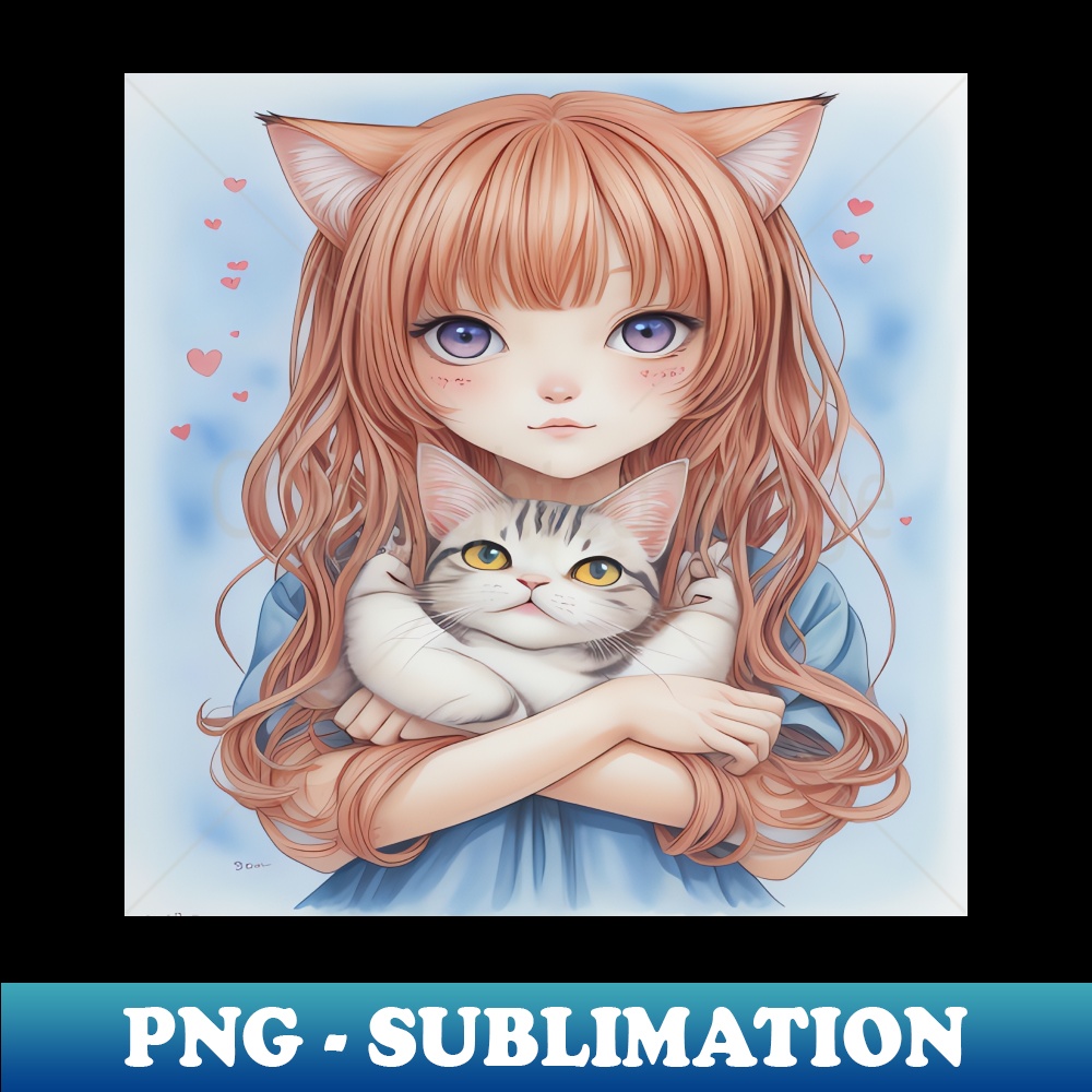 OD-21317_Kawaii Anime Girl with Cat 2574.jpg