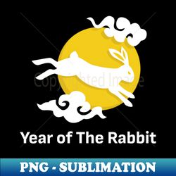 year of the rabbit - png sublimation digital download - add a festive touch to every day