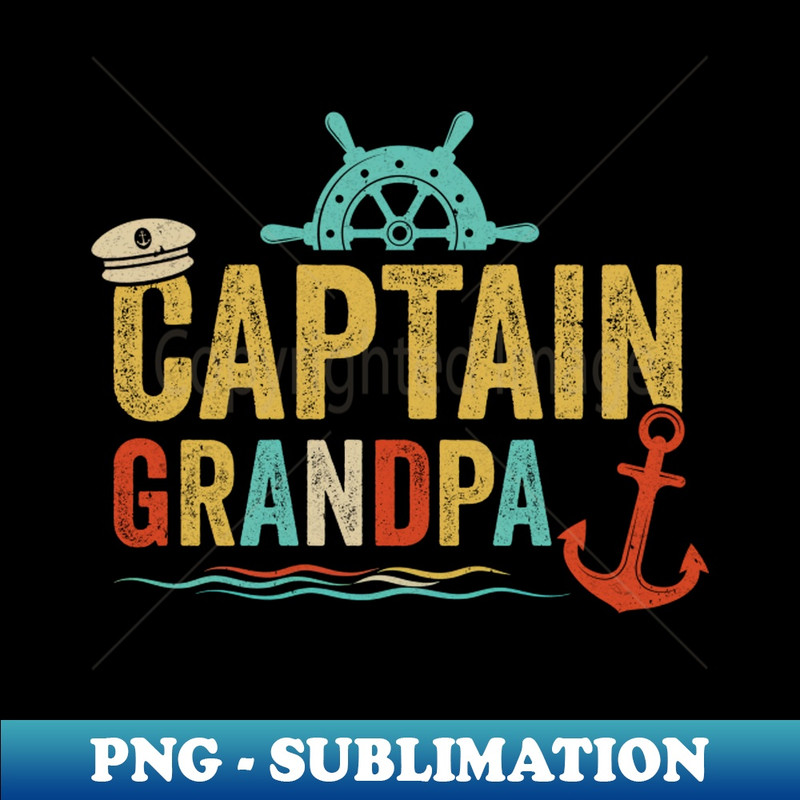 OP-6482_Captain Grandpa Pontoon Lake Sailor Fishing Boating For Men 4713.jpg