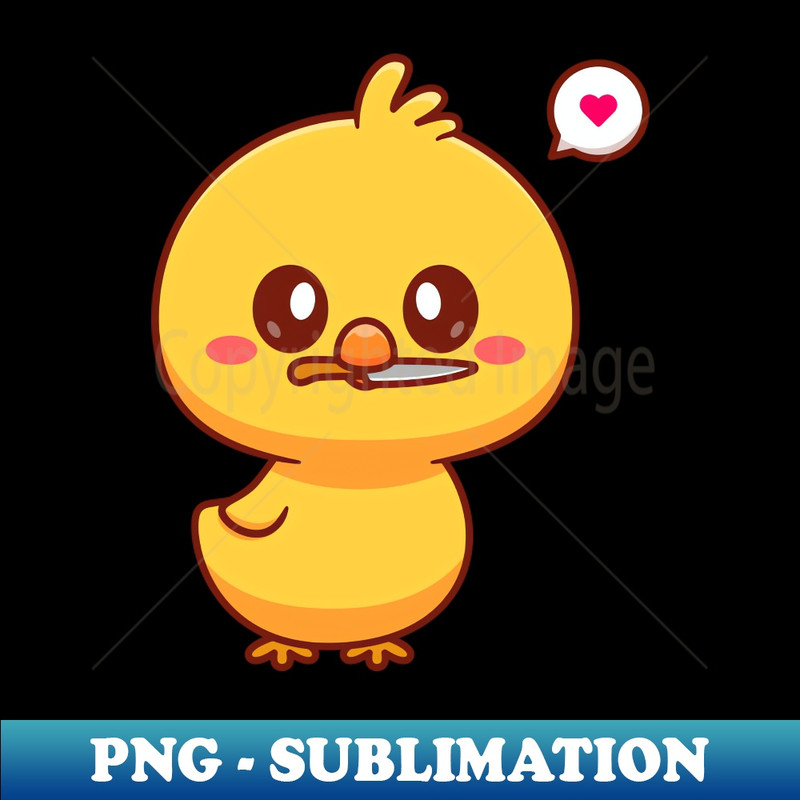 OU-9792_Cute Chick Bite Knife Cartoon 2051.jpg