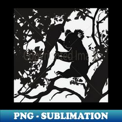 koalas shadow silhouette anime style collection no 50 - stylish sublimation digital download - bring your designs to life