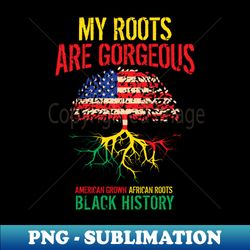 african american roots - black history month - exclusive png sublimation download - revolutionize your designs