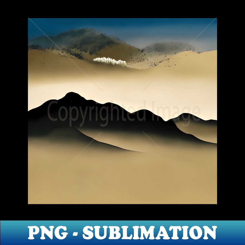 PL-31336_Sand Storm Mountain Landscape - Chinese painting 5593.jpg