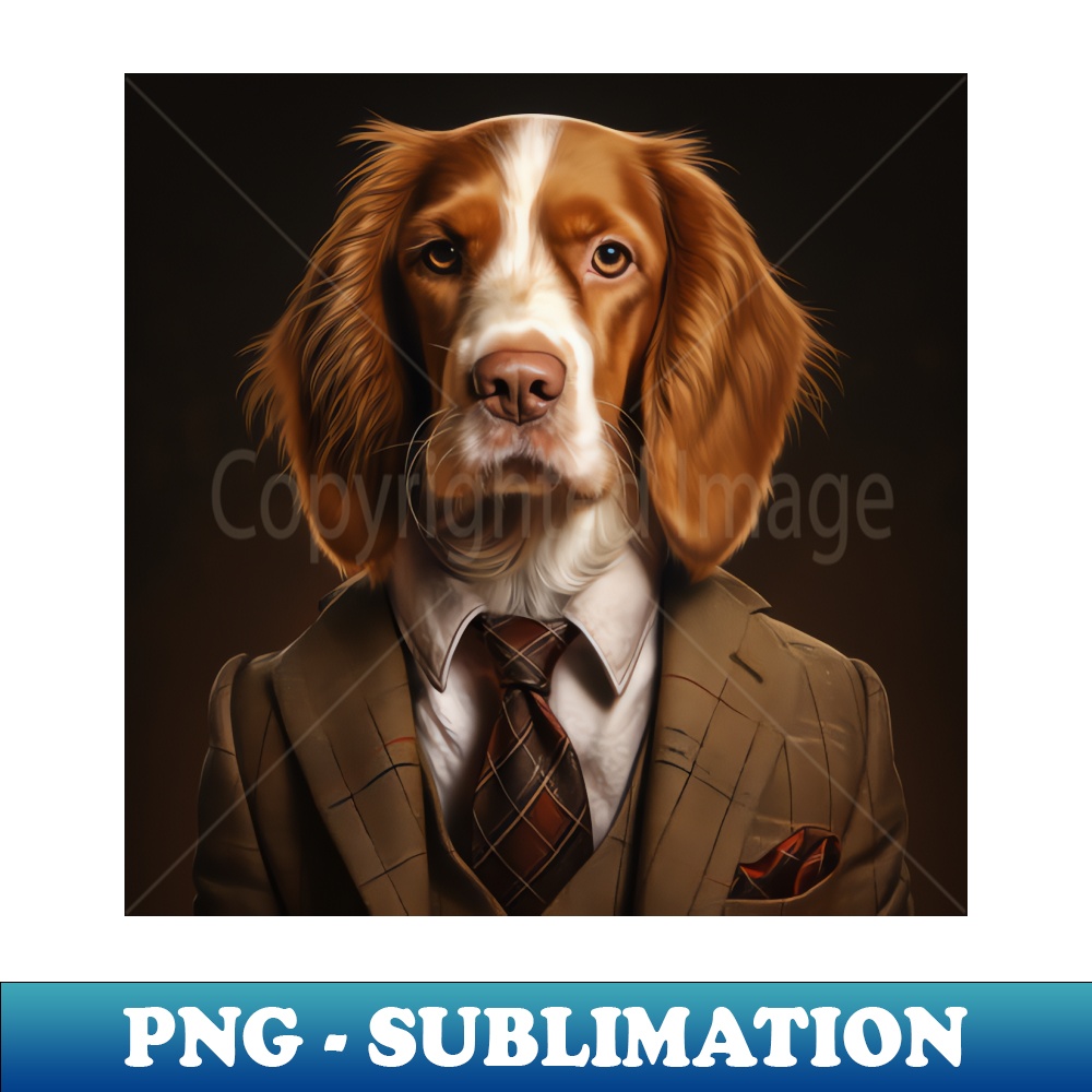 PL-39077_Welsh Springer Spaniel Dog in Suit 8692.jpg