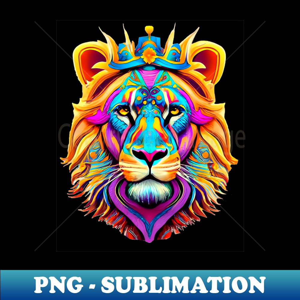 PU-8549_Colorful Lion Graphic Design Art 6089.jpg