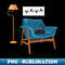 PZ-2970_Atomic Cat Relaxing on a Mid Century Chair 6181.jpg