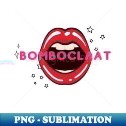 bomboclaat glossy lips pink - instant sublimation digital download - stunning sublimation graphics