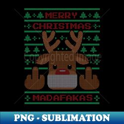 Merry Christmas - Madafakas - Creative Sublimation PNG Download - Capture Imagination with Every Detail