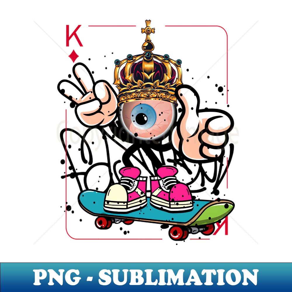 QV-28438_Playing Card King Monster Graffiti Street Art 5155.jpg