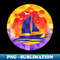 QV-34393_Sunset Sailing Boat On Triangulated 9678.jpg