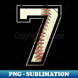 birthday baller 7 birthday baseball theme bday party - high-quality png sublimation download - perfect for personalization
