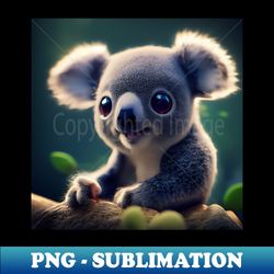 baby koala - png transparent digital download file for sublimation - add a festive touch to every day