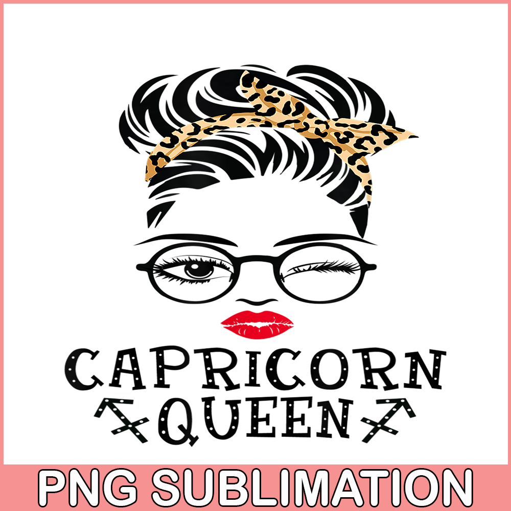 CPB28102332-Capricorn Queen PNG Woman Face Wink Eyes PNG Lady Face PNG.png