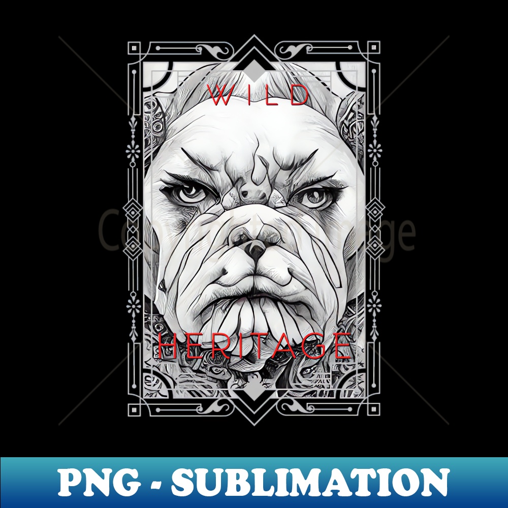 RD-12899_English Bulldog Pet Wild Nature Illustration Line Epic Illustration Line Art 5075.jpg