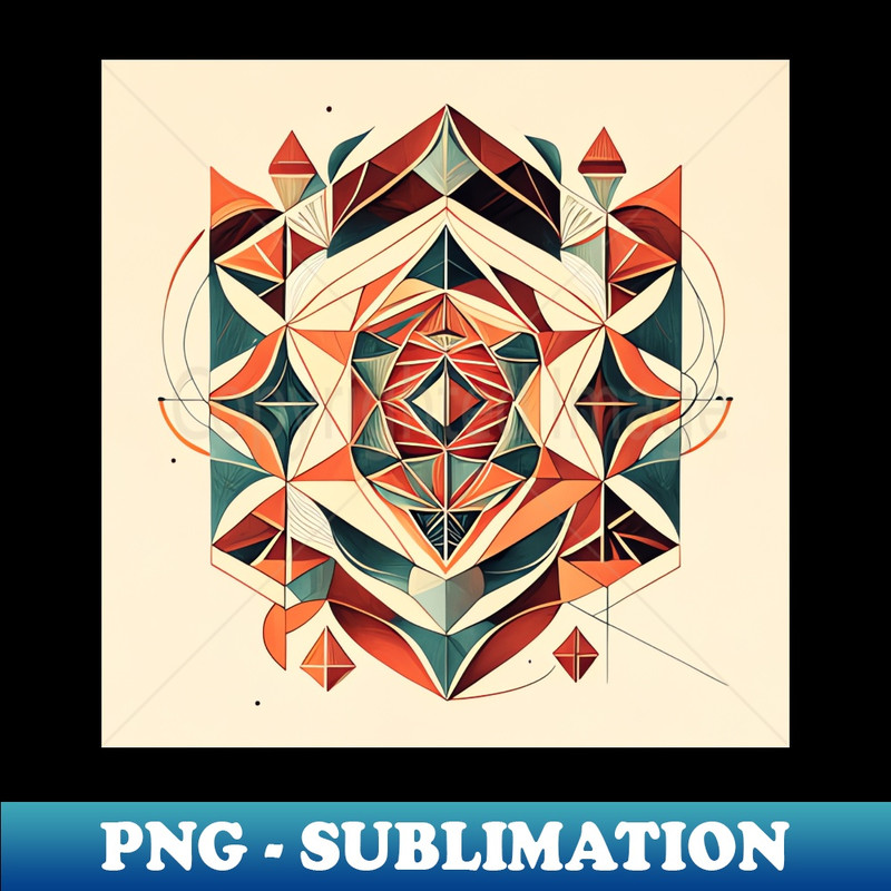 RG-15349_Geometric pattern abstract triangle hexagon leaf flower forest nature insect integrity balance magic 2705.jpg