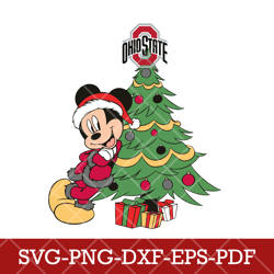 Ohio State Buckeyes_mickey NCAA 12SVG Cricut, Mickey NCAA Team SVG DXF EPS PNG Files