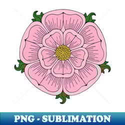 pink heraldic rose - trendy sublimation digital download - defying the norms