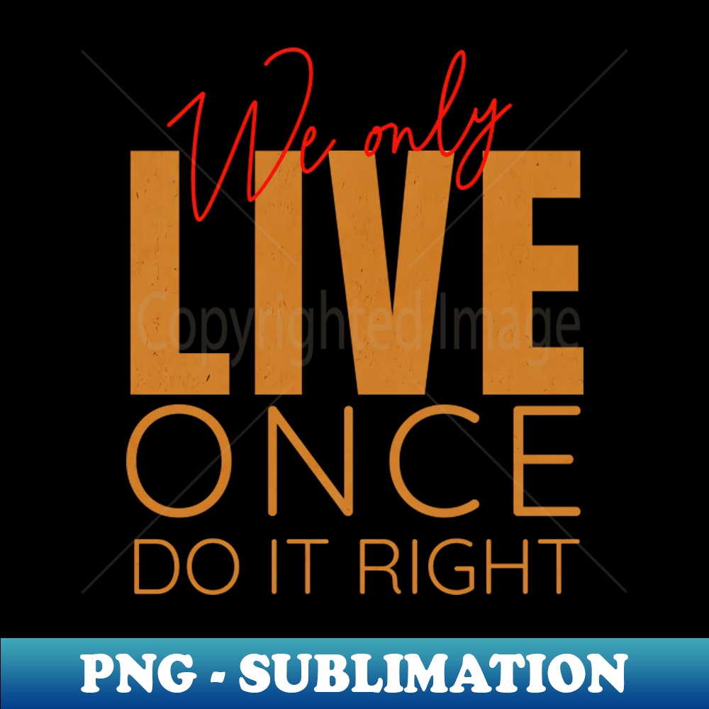 SG-38969_We Only Live Once Do It Right Quote Motivational Inspirational 6895.jpg