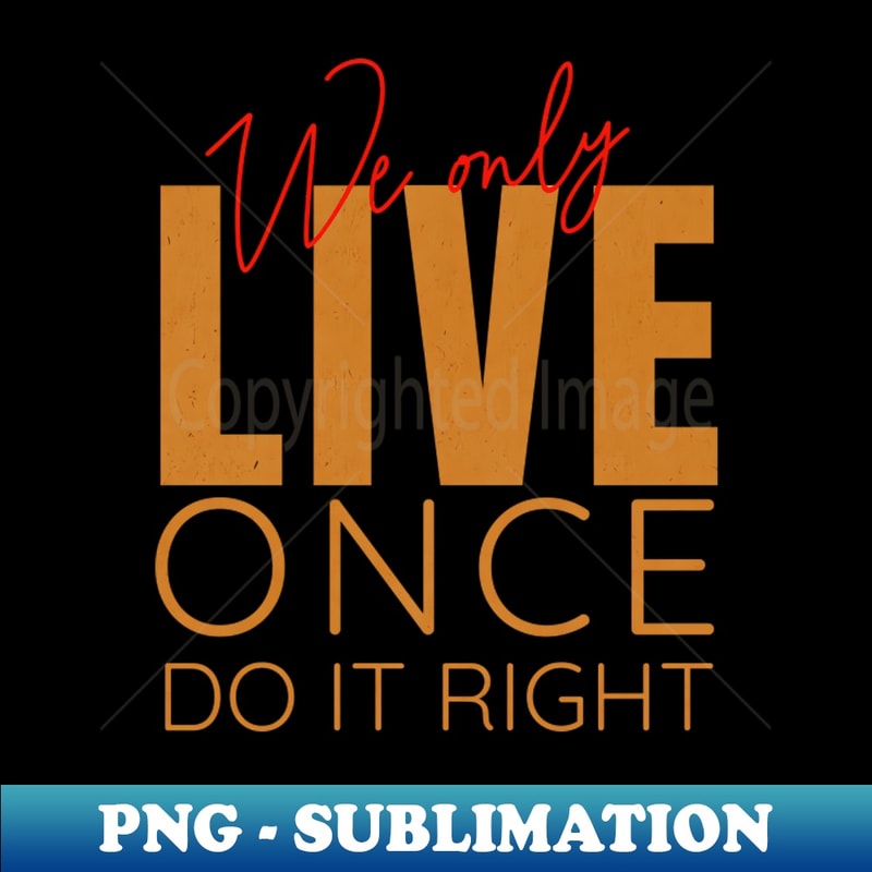 SG-38969_We Only Live Once Do It Right Quote Motivational Inspirational 6895.jpg