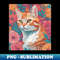 SG-5034_Blooming Tabby Cat Orange Tabby with Flowers 2584.jpg