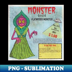 flatwoods monster - premium sublimation digital download - defying the norms