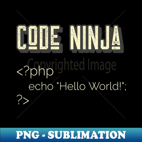 Code ninja - PNG Sublimation Digital Download - Boost Your S | Inspire ...