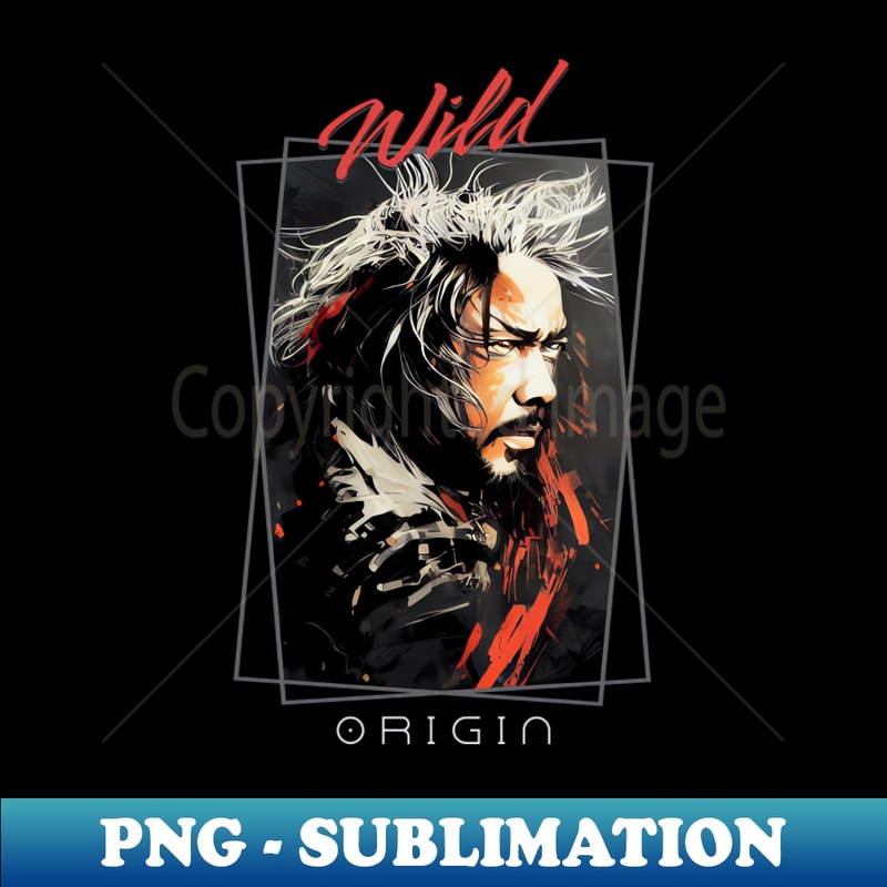 SP-38794_Warrior Wild Nature Free Spirit Art Brush Painting 8561.jpg