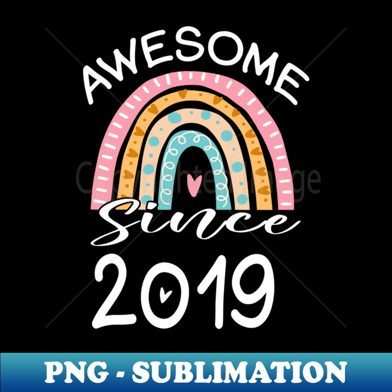 SQ-3134_Awesome Since 2019 4th Birthday Gifts 4 Years Old 4846.jpg