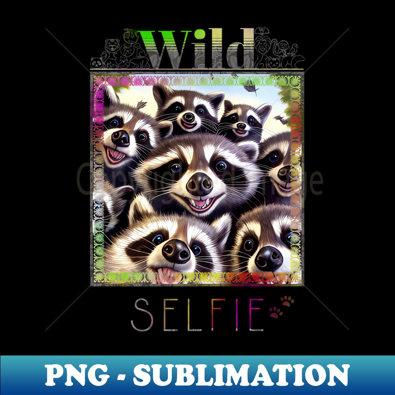 TA-29487_Raccoon Wild Wild Nature Funny Happy Humor Photo Selfie 1484.jpg