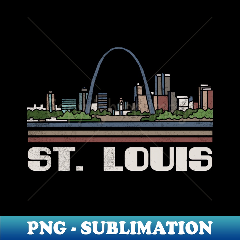 TF-33506_St Louis City Vintage Traveller Gift Skyline Silhouette 4522.jpg