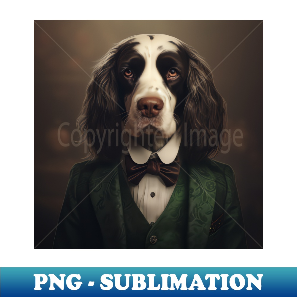 TK-12905_English Springer Spaniel Dog in Suit 4132.jpg