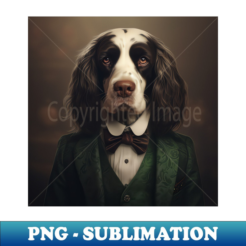TK-12905_English Springer Spaniel Dog in Suit 4132.jpg
