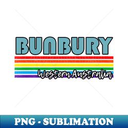 bunbury western australia pride shirt bunbury lgbt gift lgbtq supporter tee pride month rainbow pride parade - high-resolution png sublimation file - create with confidence