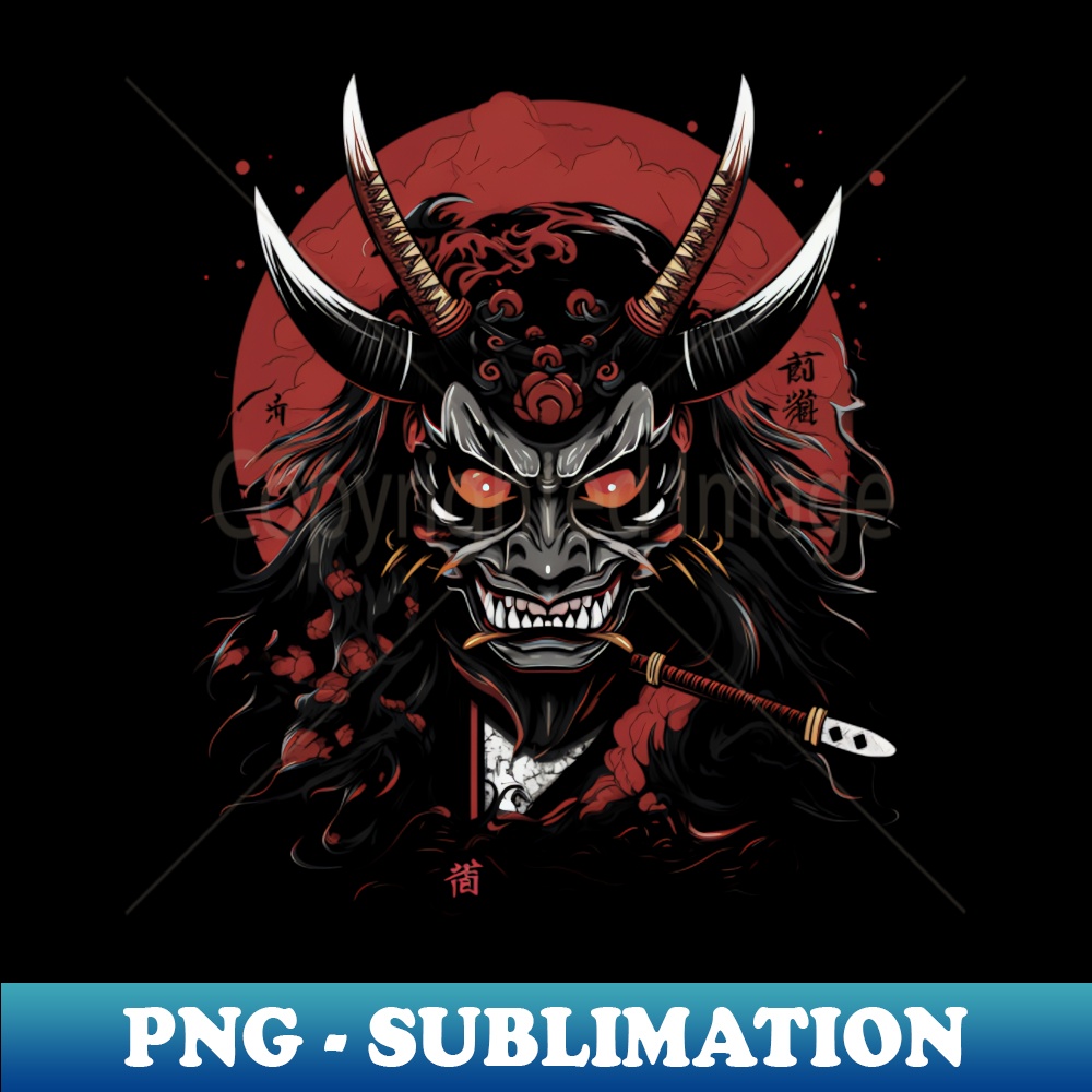 TP-31285_Samurai Vampire - Retro Goth Japanese Halloween Graphic 7561.jpg