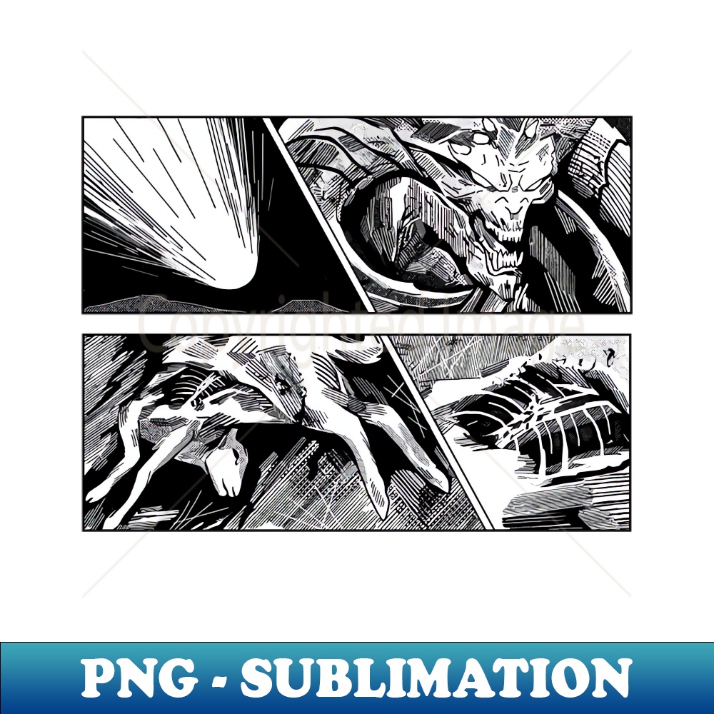 TR-2383_Anime Simple Panel Design Spooky Horror Devil Demon Black and White 1564.jpg