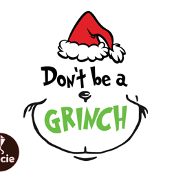 Grinch Christmas SVG, christmas svg, grinch svg, grinchy green svg, funny grinch svg, cute grinch svg, santa hat svg 184