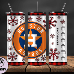Houston Astros Png,Christmas MLB Tumbler Png , MLB Christmas Tumbler Wrap 15