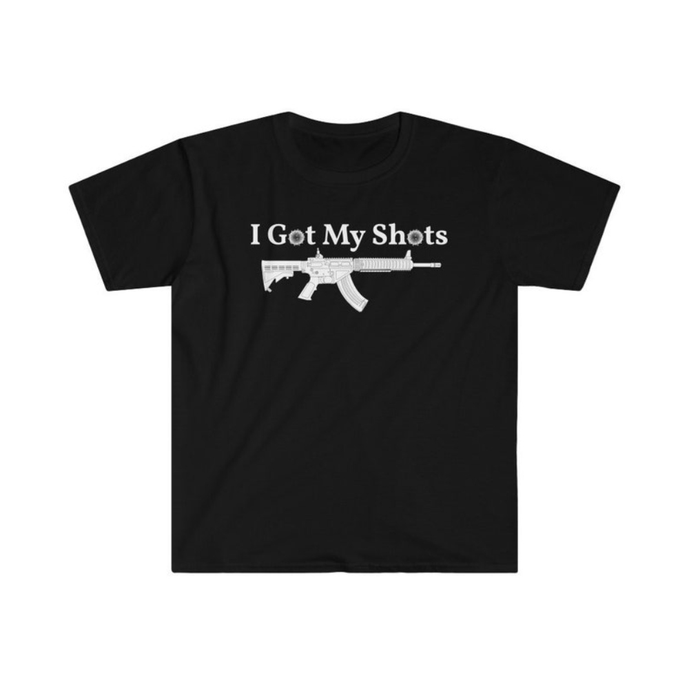 I Got My Shots Unisex T-Shirt, Sarcastic Shirt.jpg