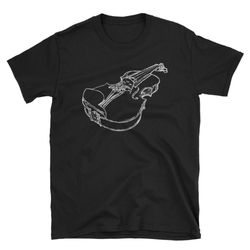 violin shirt fiddle musician string instrument violinist gift t-shirt