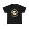 Enjoy Your Life Your Brand Black and Orange Skull with Goggles Illustration T-Shirt.jpg
