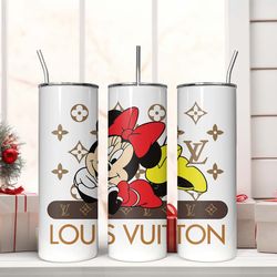 louis vuitton tumbler wrap, cartoon minnie lv tumbler, tumblers 20oz, lv tumbler, tumbler png