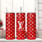 Louis vuitton tumbler wrap,Tumblers 20oz, LV Tumbler,Red And White LV Tumbler.jpg