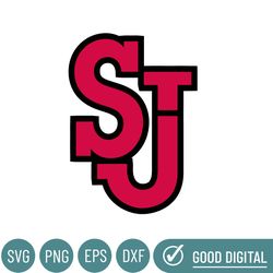 St John's Red Storm Svg, Football Team Svg, Basketball, Collage, Game Day, Football, Instant Download