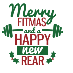 merry fitmas and a happy new year svg, merry christmas svg, funny christmas svg, christmas svg, digital download