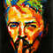 Homage David Bowie spatula technique up to 75x100 canvas printposter paperpop musicmodernXXL printscomtemporary artpop artdecorativeUSA.jpg